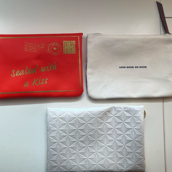 Ipsy Bags, cosmetic small bags, set of 3 - Picture 2 of 2